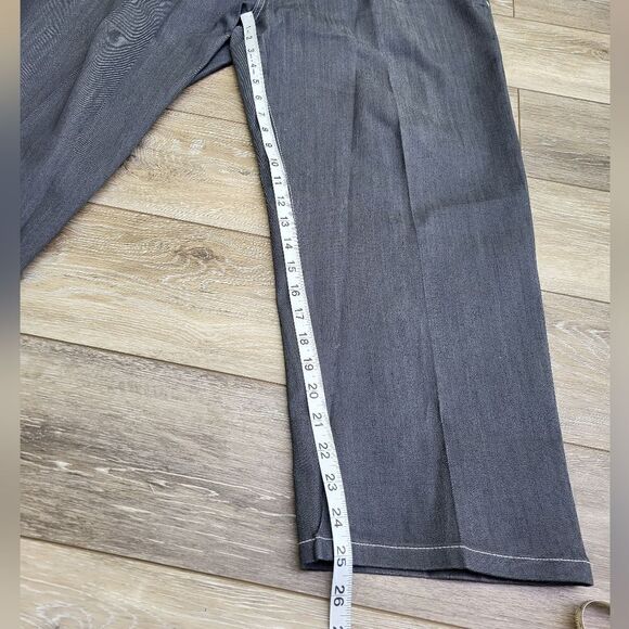 Blue Delta bespoke custom seamstress made in USA jeans grey & white stitch short - Picture 3 of 11